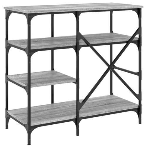 Pekarski stalak siva boja hrasta 90x40x84 cm od drva i metala - Siva 1 Cijena