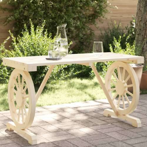 Vrtni stol 115 x 55 x 65 cm od masivne jelovine - Smeđa 1 Cijena