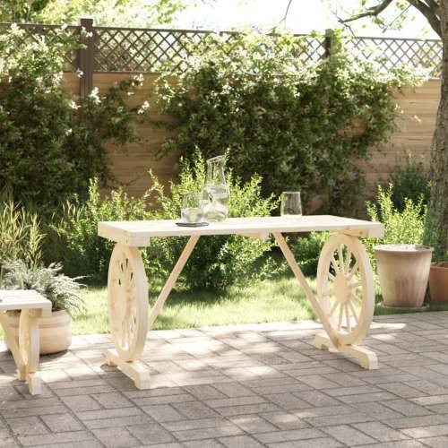 Vrtni stol 115 x 55 x 65 cm od masivne jelovine - Smeđa 1 Cijena