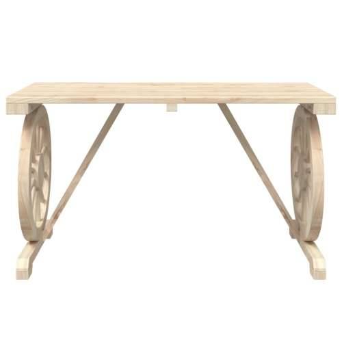 Vrtni stol 115 x 55 x 65 cm od masivne jelovine - Smeđa 1 Cijena