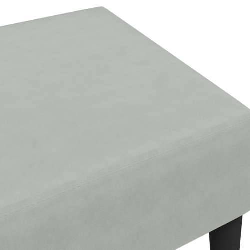 Tabure svjetlosivi 77x55x31 cm baršunasti - Svjetlosiva 1 Cijena