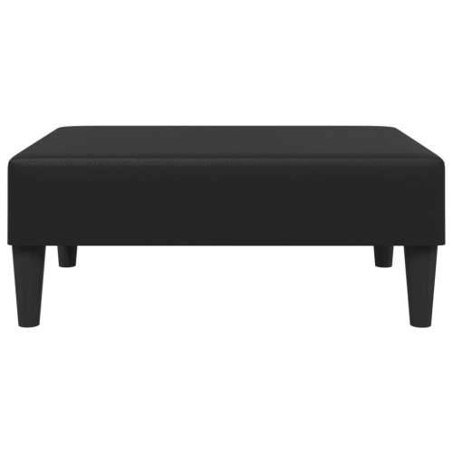 Tabure crni 77x55x31 cm od umjetne kože - Crna 1 Cijena