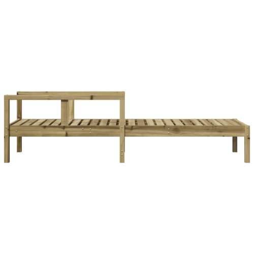 Ležaljka za sunčanje 199,5x62x55 cm od impregnirane borovine - Prirodno impregnirano 1 Cijena