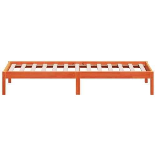 Dnevni krevet bez madraca voštano smeđi 90 x 200 cm od borovine - Voštano smeđa 90 x 200 cm Cijena