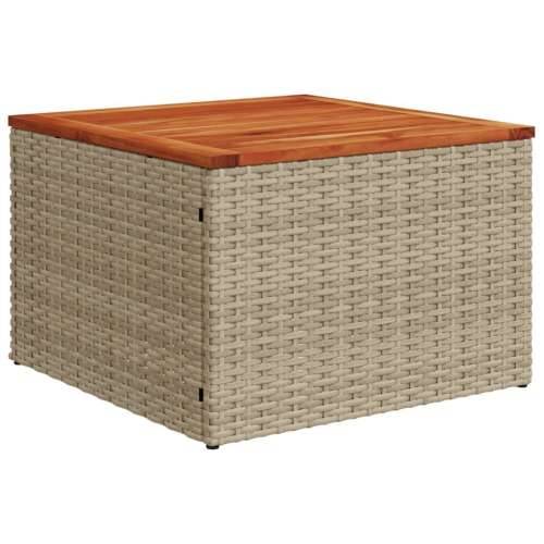 Vrtna garnitura - 9-dijelni set vrtnih sofa od poliratana s jastucima sivi Siva 1 kutna + stol + 3x srednja Cijena