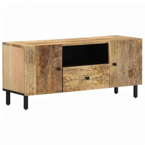 TV ormarić 105 x 33 x 46 cm od masivnog drva manga - Prirodna 1 masivno drvo manga Cijena