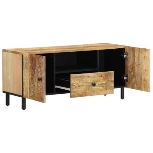 TV ormarić 105 x 33 x 46 cm od masivnog drva manga - Prirodna 1 masivno drvo manga Cijena