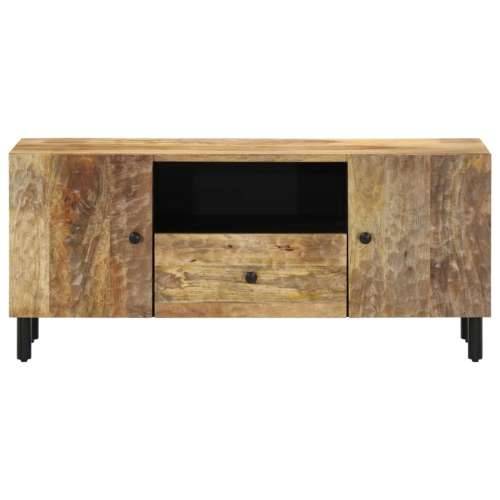 TV ormarić 105 x 33 x 46 cm od masivnog drva manga - Prirodna 1 masivno drvo manga Cijena