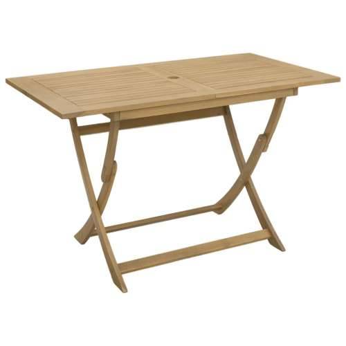 Sklopivi vrtni stol 120 x 70 x 75 cm od masivnog drva bagrema - Svjetlosmeđa 120 x 70 x 75 cm 1 Cijena