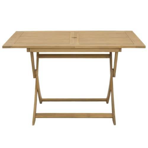 Sklopivi vrtni stol 120 x 70 x 75 cm od masivnog drva bagrema - Svjetlosmeđa 120 x 70 x 75 cm 1 Cijena