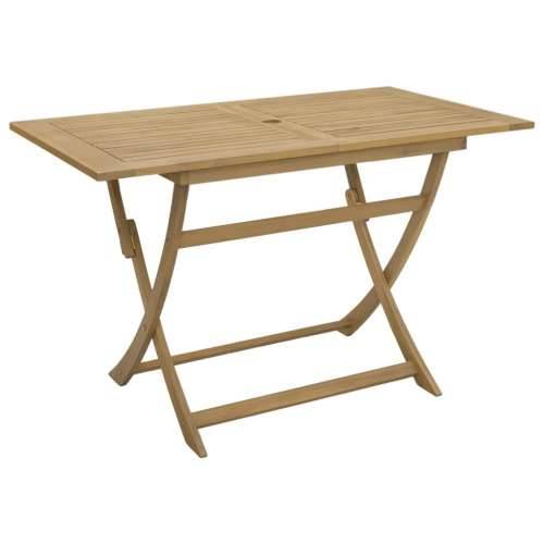 Sklopivi vrtni stol 120 x 70 x 75 cm od masivnog drva bagrema - Svjetlosmeđa 120 x 70 x 75 cm 1 Cijena