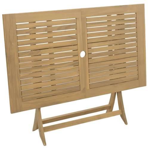Sklopivi vrtni stol 120 x 70 x 75 cm od masivnog drva bagrema - Svjetlosmeđa 120 x 70 x 75 cm 1 Cijena