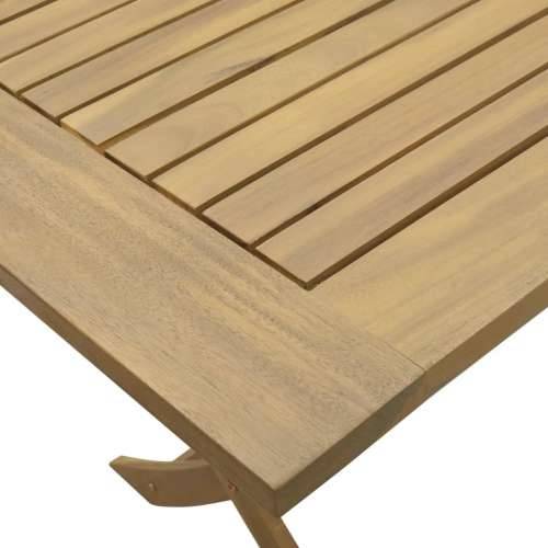 Sklopivi vrtni stol 120 x 70 x 75 cm od masivnog drva bagrema - Svjetlosmeđa 120 x 70 x 75 cm 1 Cijena