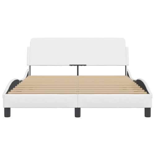 Okvir za krevet s uzglavljem crni 140x190 cm od umjetne kože - Crna 140 x 190 cm Cijena