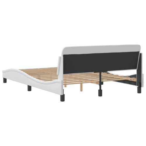 Okvir za krevet s uzglavljem crni 140x190 cm od umjetne kože - Crna 140 x 190 cm Cijena