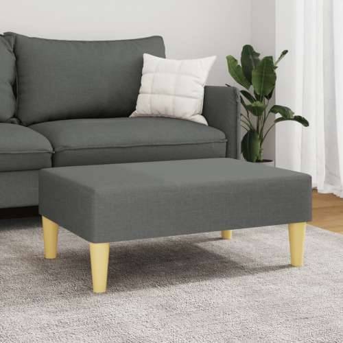 Tabure tamnosivi 77x55x31 cm od tkanine - Tamno siva 1 Cijena