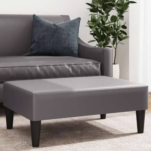 Tabure sivi 77x55x31 cm od umjetne kože - Siva 1 Cijena