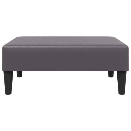 Tabure sivi 77x55x31 cm od umjetne kože - Siva 1 Cijena