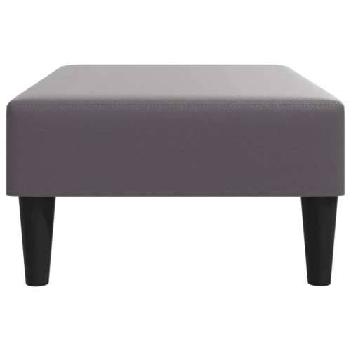Tabure sivi 77x55x31 cm od umjetne kože - Siva 1 Cijena