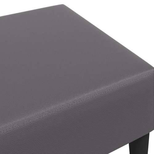 Tabure sivi 77x55x31 cm od umjetne kože - Siva 1 Cijena