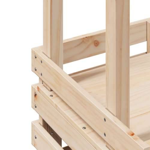 Vanjski barski stol s krovom 112,5 x 57 x 195,5 cm masivno drvo - Prirodna boja bora 112,5 x 57 x 195,5 cm 1 Cijena