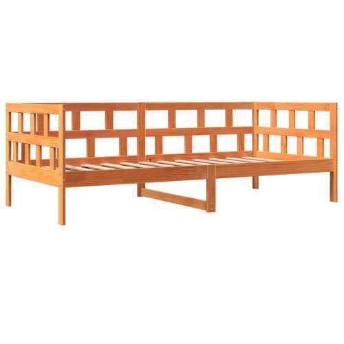 Dnevni krevet bez madraca voštano smeđi 80 x 200 cm od borovine Voštano smeđa 80 x 200 cm Cijena