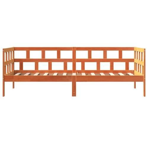 Dnevni krevet bez madraca voštano smeđi 80 x 200 cm od borovine Voštano smeđa 80 x 200 cm Cijena