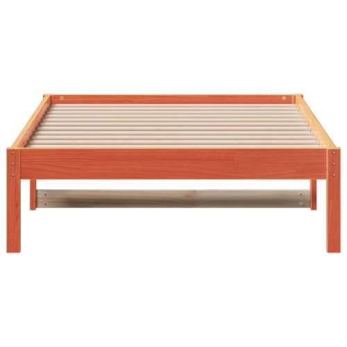 Dnevni krevet bez madraca voštano smeđi 80 x 200 cm od borovine - Voštano smeđa 80 x 200 cm Cijena