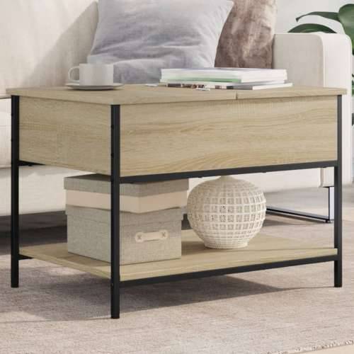 Stolić za kavu boja hrasta sonome 70x50x50 cm od drva i metala - sonoma hrast 1 70 cm Cijena