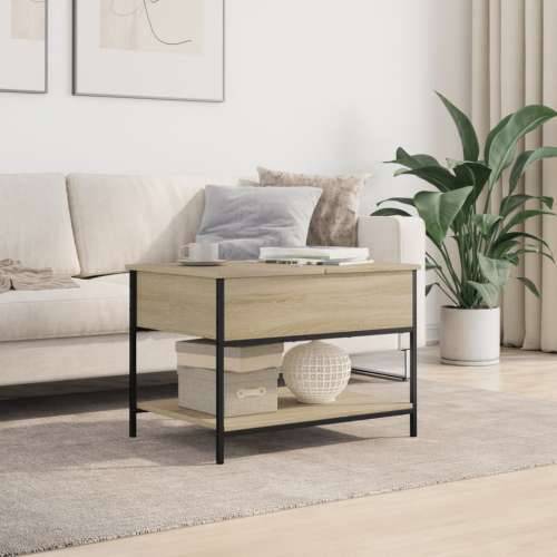 Stolić za kavu boja hrasta sonome 70x50x50 cm od drva i metala - sonoma hrast 1 70 cm Cijena