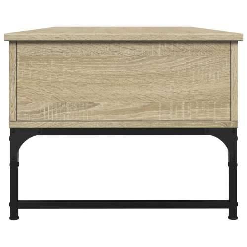 Stolić za kavu boja hrasta sonome 100x50x40 cm od drva i metala sonoma hrast 1 100 cm Cijena