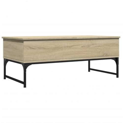 Stolić za kavu boja hrasta sonome 100x50x40 cm od drva i metala sonoma hrast 1 100 cm Cijena