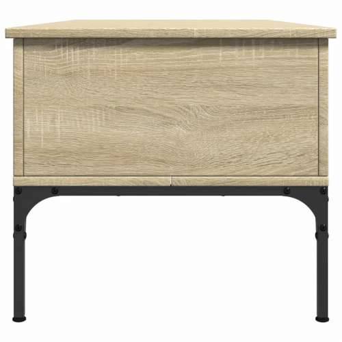 Stolić za kavu boja hrasta 100 x 50 x 45 cm od drva i metala - sonoma hrast 1 Cijena