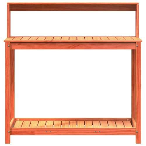 Stol za sadnju s policama smeđi 108 x 50 x 109,5 cm od borovine - Smeđa 108 x 50 x 109,5 cm 1 Cijena