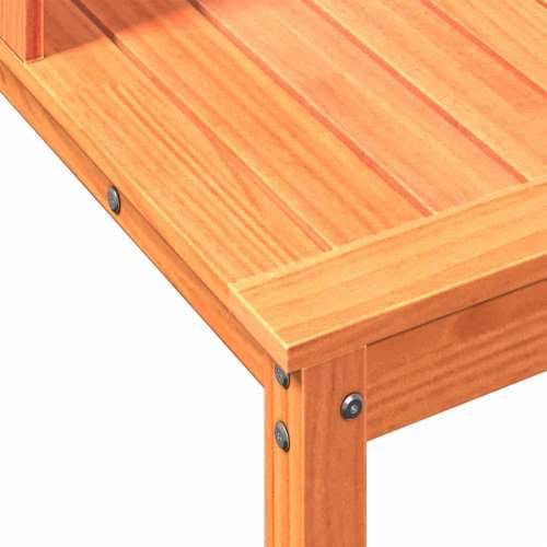 Stol za sadnju s policama smeđi 108 x 50 x 109,5 cm od borovine - Smeđa 108 x 50 x 109,5 cm 1 Cijena