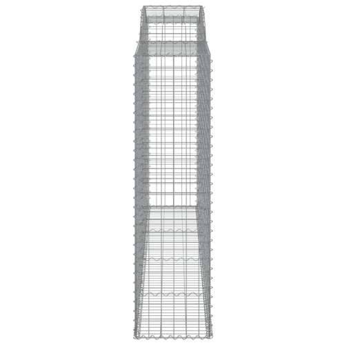 Lučne gabionske košare 9 kom 300x50x180/200cm pocinčano željezo - 300 x 50 x 180/200 cm 9 Cijena