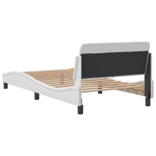 Okvir za krevet s uzglavljem bijeli 100x200 cm od umjetne kože - Bijela 100 x 200 cm Cijena