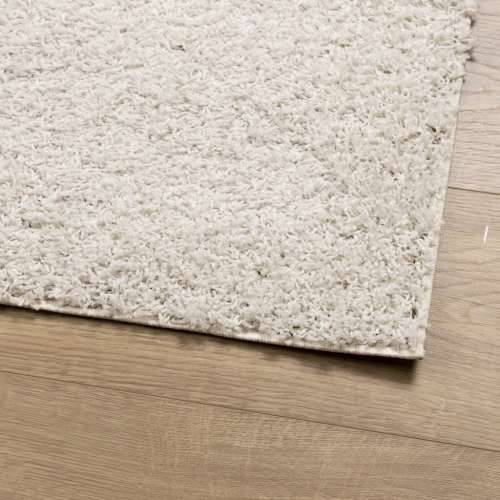 Čupavi tepih PAMPLONA visoka vlakna moderni krem 160 x 160 cm - Krema 160 x 160 cm Cijena