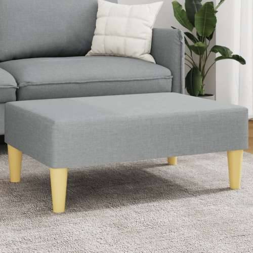 Tabure svjetlosivi 77x55x31 cm od tkanine - Svjetlosiva 1 Cijena