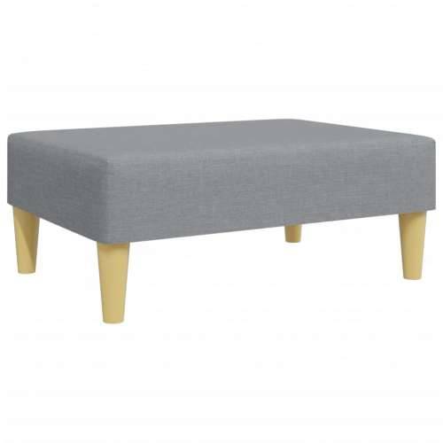 Tabure svjetlosivi 77x55x31 cm od tkanine - Svjetlosiva 1 Cijena
