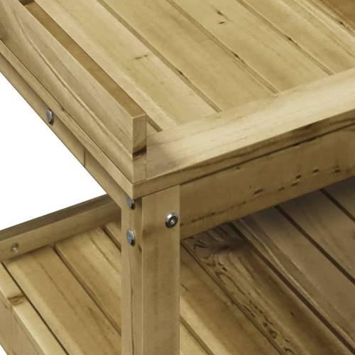 Stol za sadnju s policama 108x45x86,5 cm impregnirana borovina - Prirodno impregnirano 108 x 45 x 86,5 cm 1 Cijena