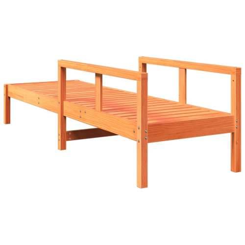 Ležaljka za sunčanje voštano smeđa 199,5x62x55 cm od borovine - Voštano smeđa 1 Cijena