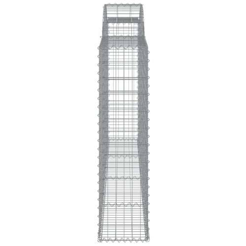 Lučne gabionske košare 13kom 300x30x120/140cm pocinčano željezo - 300 x 30 x 120/140 cm 13 Cijena