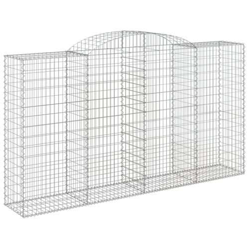 Lučne gabionske košare 11kom 300x50x160/180cm pocinčano željezo - 300 x 50 x 160/180 cm 11 Cijena