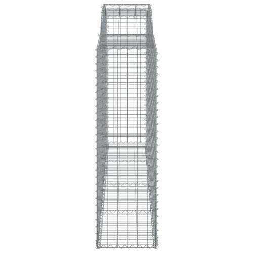 Lučne gabionske košare 11kom 300x50x160/180cm pocinčano željezo - 300 x 50 x 160/180 cm 11 Cijena
