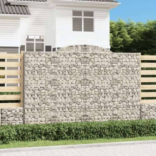Lučne gabionske košare 5 kom 300x50x200/220cm pocinčano željezo - 300 x 50 x 200/220 cm 5 Cijena