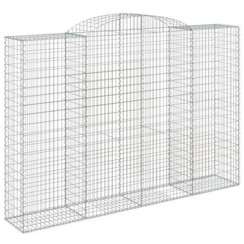 Lučne gabionske košare 5 kom 300x50x200/220cm pocinčano željezo - 300 x 50 x 200/220 cm 5 Cijena
