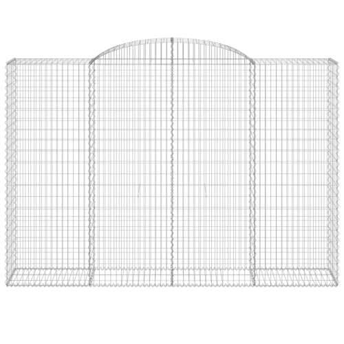 Lučne gabionske košare 5 kom 300x50x200/220cm pocinčano željezo - 300 x 50 x 200/220 cm 5 Cijena