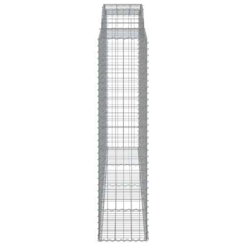 Lučne gabionske košare 5 kom 300x50x200/220cm pocinčano željezo - 300 x 50 x 200/220 cm 5 Cijena