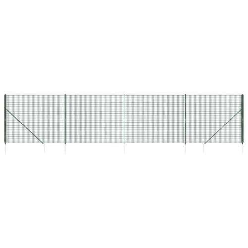 Žičana ograda sa šiljastim držačima zelena 2,2 x 10 m - Zelena 2.2 x 10 m 1 Cijena